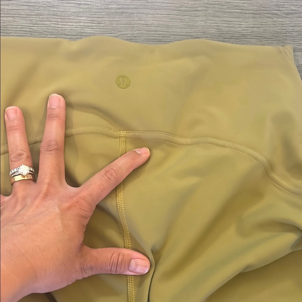 Lululemon Athletica Yellow Full-Length Leggings - Picture 3 of 6